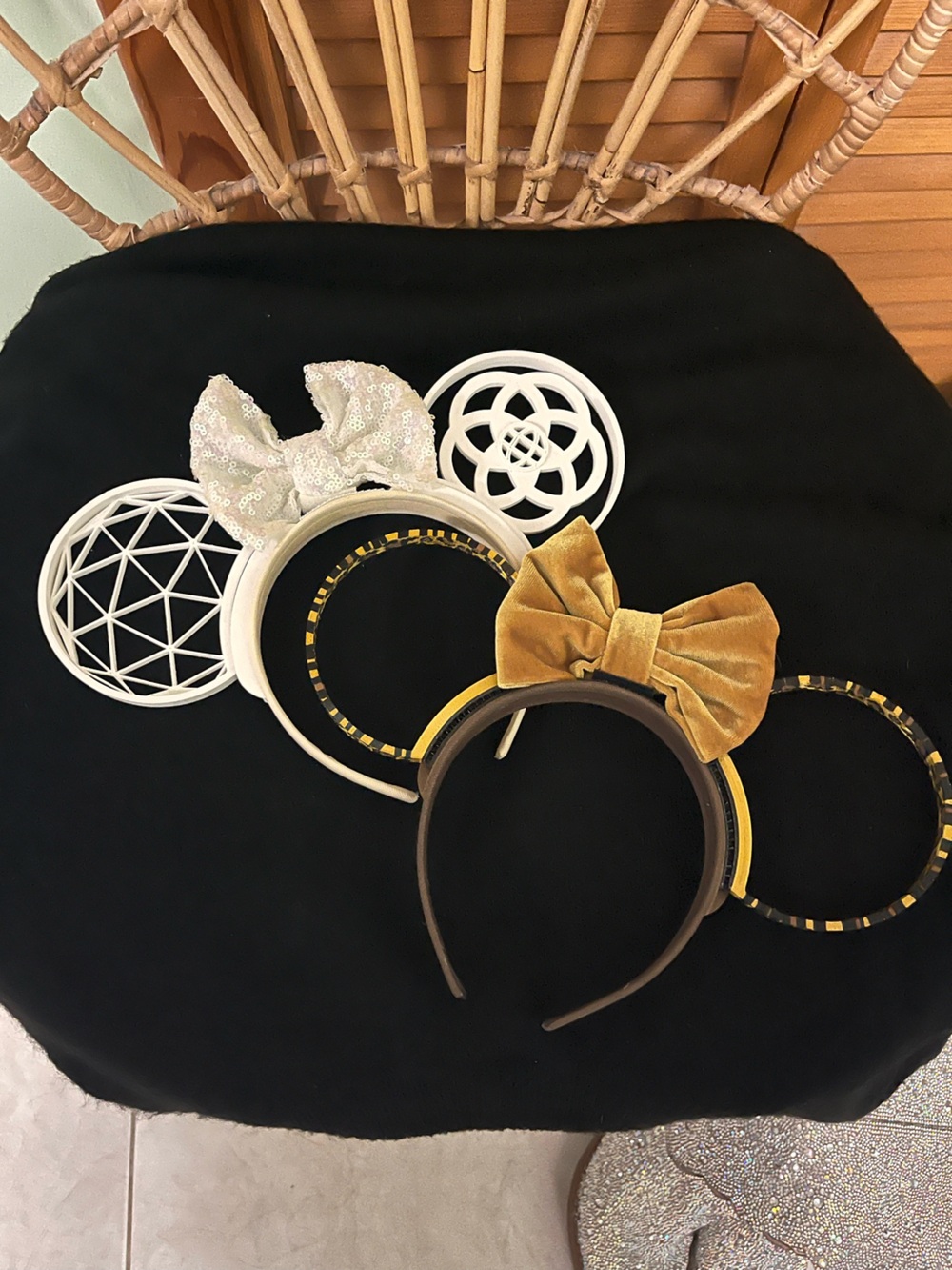 3D printed Bow Headband and ear sets (2 sets)